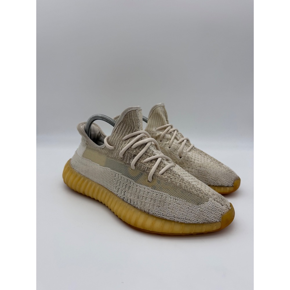 Adidas Yeezy Boost 350 V2 Natural FZ5246 Mens Size 9 Cream Beige Sneakers